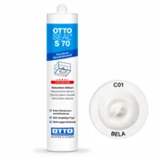 KOOP CHEM OTTOSEAL S-70 premium nevtralni silikon za naravni kamen, 310 ml C01 BELA