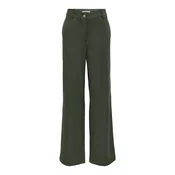 ONLY Hlače ONLPOPTRASH-TAILORED temno zelena