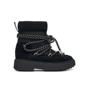 Škornji za sneg Tommy Hilfiger Lace-Up Water Resist Snow Boot FW0FW09546 Črna