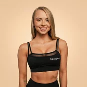 BeastPink Breeze String Bra Black