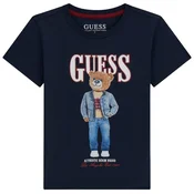 Guess Majica N6RI05 K8HM4 Mornarsko modra Regular Fit