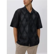 Reserved - MEN`S SHIRT - crno - 121FR-99P