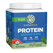 Sunwarrior Warrior blend rastlinski proteini čokolada EKO, 375g