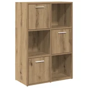 Vidaxl Knjižna polica artisan hrast 60,5x30x90 cm inženirski les