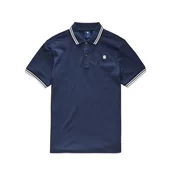 G-Star za moške. D17127-5864-6067 Polo Dunda Slim Stripe navy (XS), Priložnostno, Bombaž, Kratek rokav, Mornarica