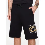 Just Cavalli Športne kratke hlače 74OBDI07 Črna Regular Fit