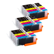 kartuša Canon 3x PGI-580XXL BK + 3x 4 CLI-581XXL (BK/C/M/Y) komplet 15 kartuš PRIHRANITE! AKCIJA