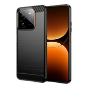 TPU gel ovitek Brushed Carbon za Realme GT 7 Pro - črn
