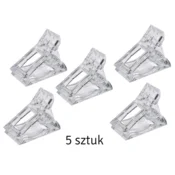 slomart ATL AG599C Komplet 5 klips za gel lak in podaljševanje nohtov