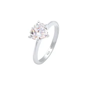 ELLI Prstan Kristall Ring, srebrna