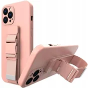 Hurtel Gel ovitek z vrvico za iPhone 11 Pro Max, roza