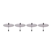ADVENTNI VENEC SVEČNIK 4PCS, SREBRN, 6CM