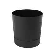 Lonec za rože s podstavkom AURA 225mm črn 80715