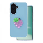 Tutti Frutti 2v1 silikonski ovitek za Samsung Galaxy A18 - moder