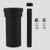 58 A10 00 0099: PE WC priključna garnitura SANIT fi: 110, 300 mm, krom