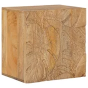 Rucno radeni nocni ormaric Tamnije smedi teak 40x30x40 cm