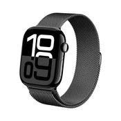 shumee Crong Milano Steel - pašček iz nerjavečega jekla za Apple Watch 38/40/41/42 mm (grafit)