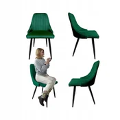 Oblazinjen moderni dnevni stol MEGAN x4