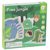 Djecja igra za nizanje Classic World - Životinje iz džungle