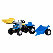 Rolly Toys Traktor sa utovarivacem i prikolicom NH T7040