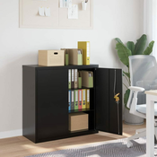 Ormaric za spise crni 90 x 40 x 90 cm celicni