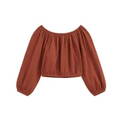 WE Fashion Bluza rjasto rjava