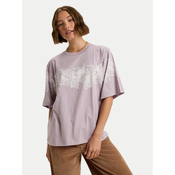 Roxy Majica Hangloose Placed ERJZT06019 Vijolična Oversize