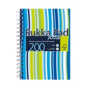 Spiralna bilježnica, A6, s linijama, 100 listova, PUKKA PAD Stripe Jotta A15552011/JP036-LINED