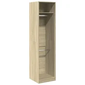 Vidaxl Garderobna omara sonoma hrast 50x50x200 cm iverna plošča