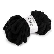 Pletena preja chenille soft 250 g - črna