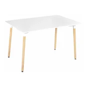 Miza Berwyn 1480 Svetel les, Bela, 75x80x120cm, MDF plošča, Les