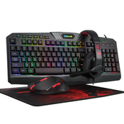 Redragon 4 in 1 Combo S101-BA-2 Keyboard, Mouse, Headset & Mouse Pad, S101-BA-2