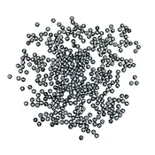 Rayher. Perle črke, plastične, 6mm, črne, 40g