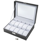 Škatla z ročnimi urami vključno s ključem, 10 predelkov - Belatectake