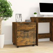 Mobilni ormaric za spise boja hrasta 45 x 38 x 54 cm drveni