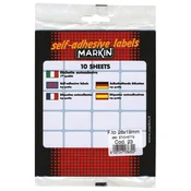 ETIKETE SLEP  28X19MM PK10L MARKIN 10023 BLISTER