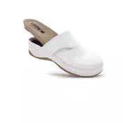 Leon anatomske klompe ANATOMSKE USNJENE COKLE, (KO2019_WHITE-39)