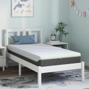 vidaXL Vzmetnice Bela, siva 80 x 160 cm