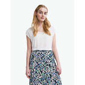 PIECES Majica Billo, bela