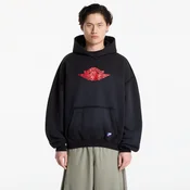 Mikina Jordan Flight Wings Mens Fleece Pullover Hoodie Black/ University Red S