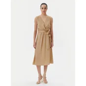 Liu Jo Cocktail obleka WA5176 T5973 Bež Regular Fit