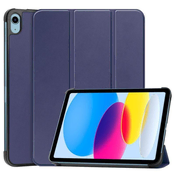 CoreParts Trikrat zložljivo trdo zaščitno ohišje s kolesci - modro za Apple iPad 10.9-inch