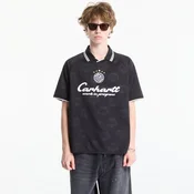 Majice Carhartt WIP S/S Terrace Football T-Shirt UNISEX Heart Train Jacquard, Black XL