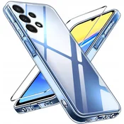 shumee Ovitek za Samsung Galaxy A13 4G Z, prozoren, brezbarven + steklo