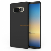 Tanek silikonski ovitek (0,3) za Samsung Galaxy Note 8 - mat črn