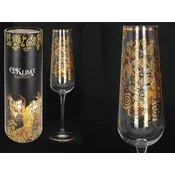 Carmani, kozarec za šampanjec 220 ml - gustav klimt/Drevo