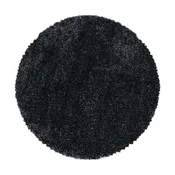 XXXL Preproga Fluffy, O 160cm, Antracit