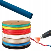 Rosfix termoskrčljiva cev modra 2,5 mm 1 m