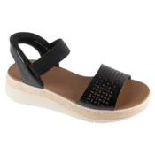 Skechers Sandali Bobs Sun Ray 114415/BLK Črna