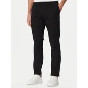Tommy Jeans Chino hlače DM0DM23707 Črna Regular Fit